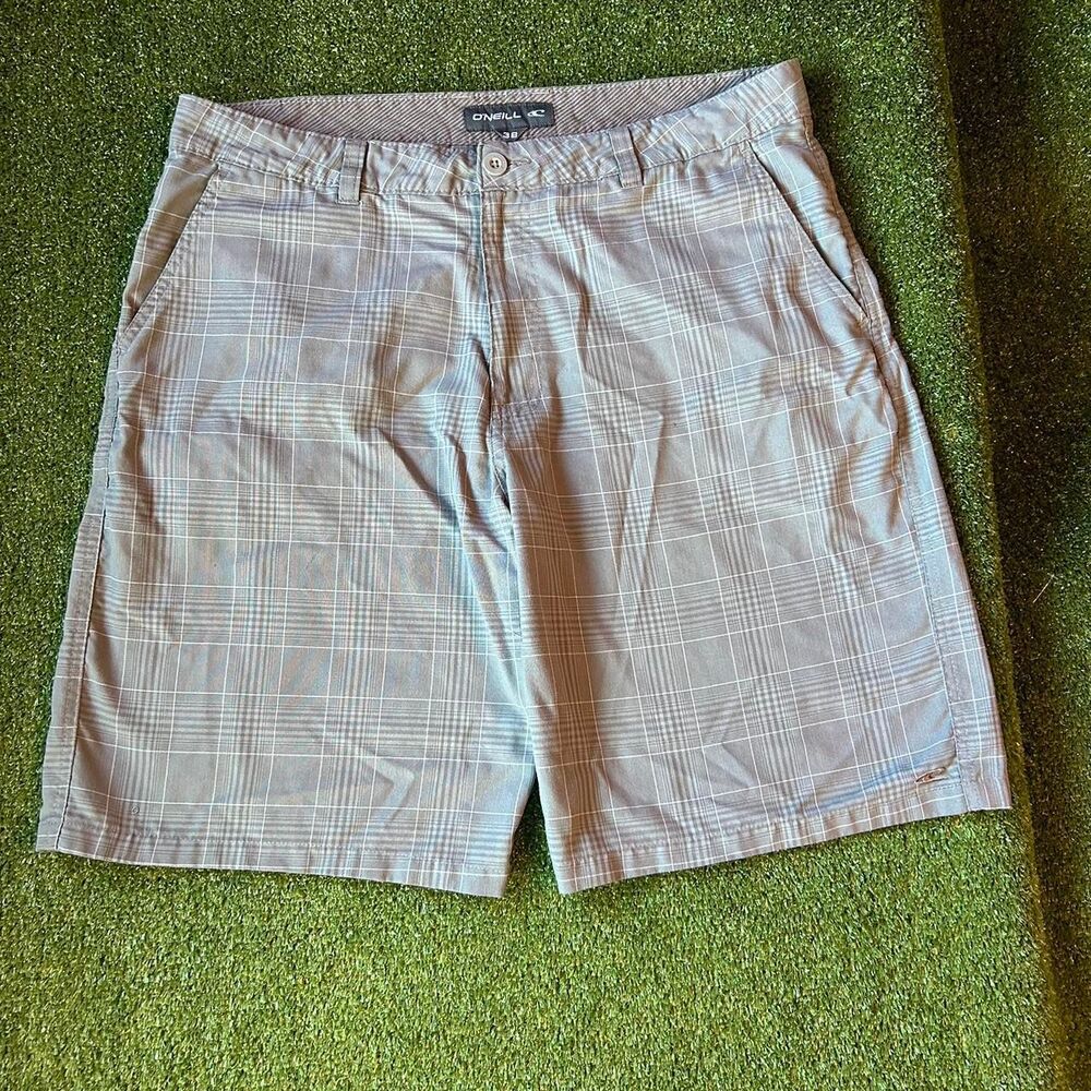 O-neill Men's Grey and Blue Shorts